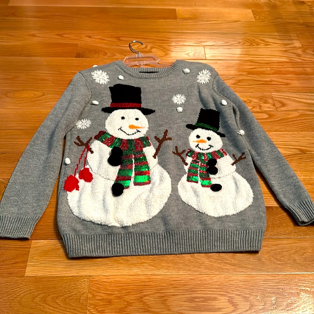 Holiday Snowman Sweater